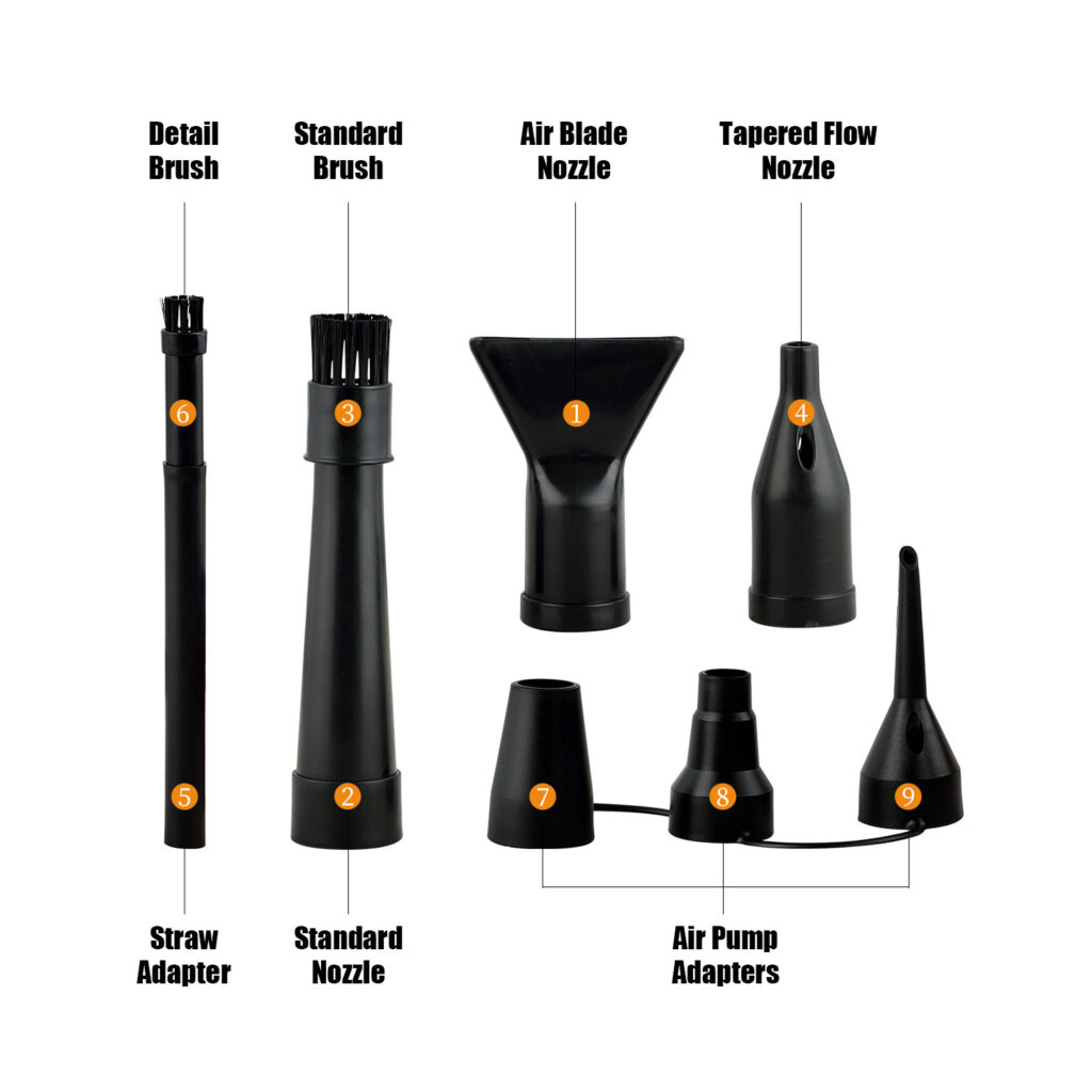 3 In 1 Cordless Electric Car Vacuum Cleaner Mini Blowing Suction Integrated Compressed Air Duster For Computer Keyboard I.747214013 - 7
